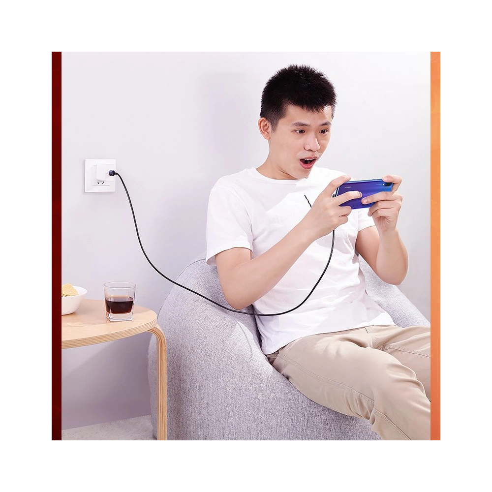 Hurtownia GSM - Kabel úhlový UGREEN US313 USB-A/USB-C 5A Quick Charge 3.0 AFC FCP 0,5 m černý - UGR1566 - {ean13} - Hurt