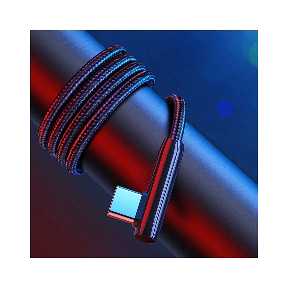 Hurtownia GSM - Cablul unghiular UGREEN US313 USB-A/USB-C 5A Quick Charge 3.0 AFC FCP 0,5 m negru - UGR1566 - {ean13} - Hurt