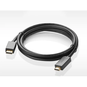 UGREEN DP101 DisplayPort/HDMI 4K 30Hz 32AWG Cable 1,5m black