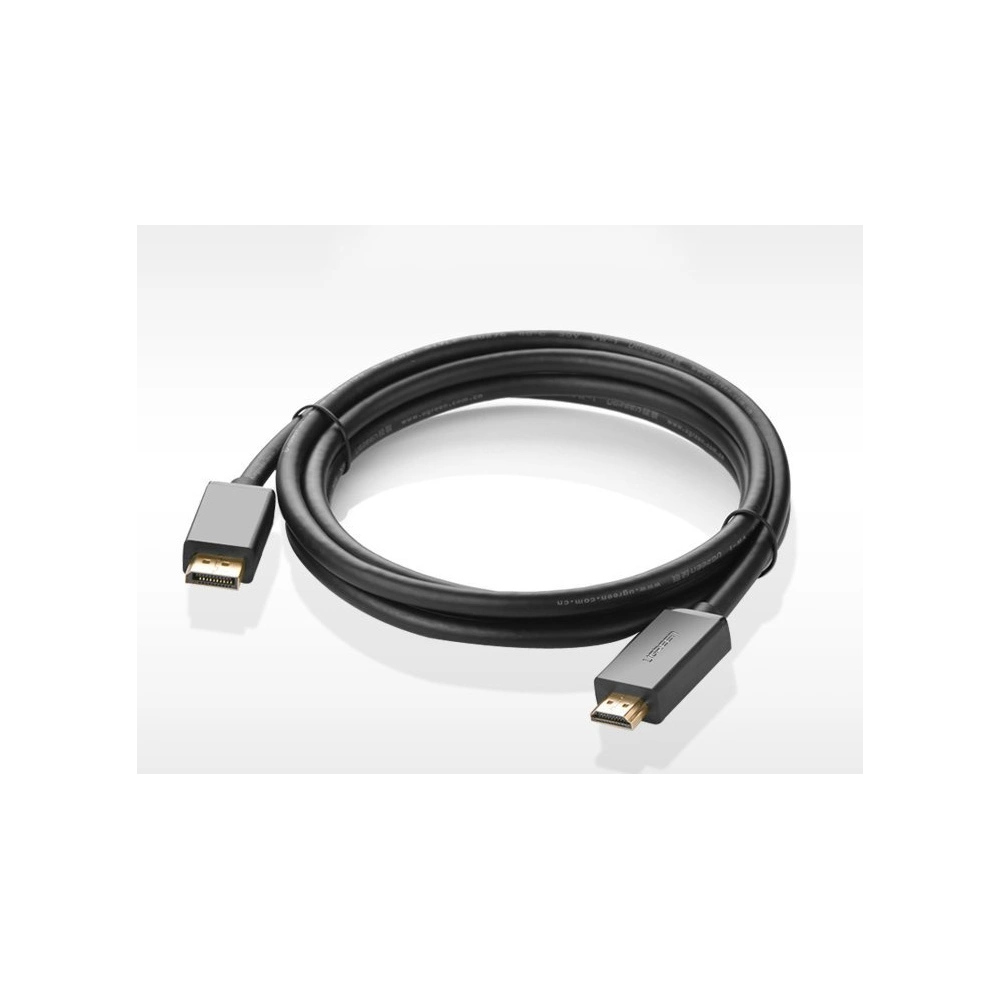 Hurtownia GSM - Jednosměrný kabel UGREEN DP101 DisplayPort/HDMI 4K 30Hz 32AWG 1,5m černý - UGR1567 - {ean13} - Hurt