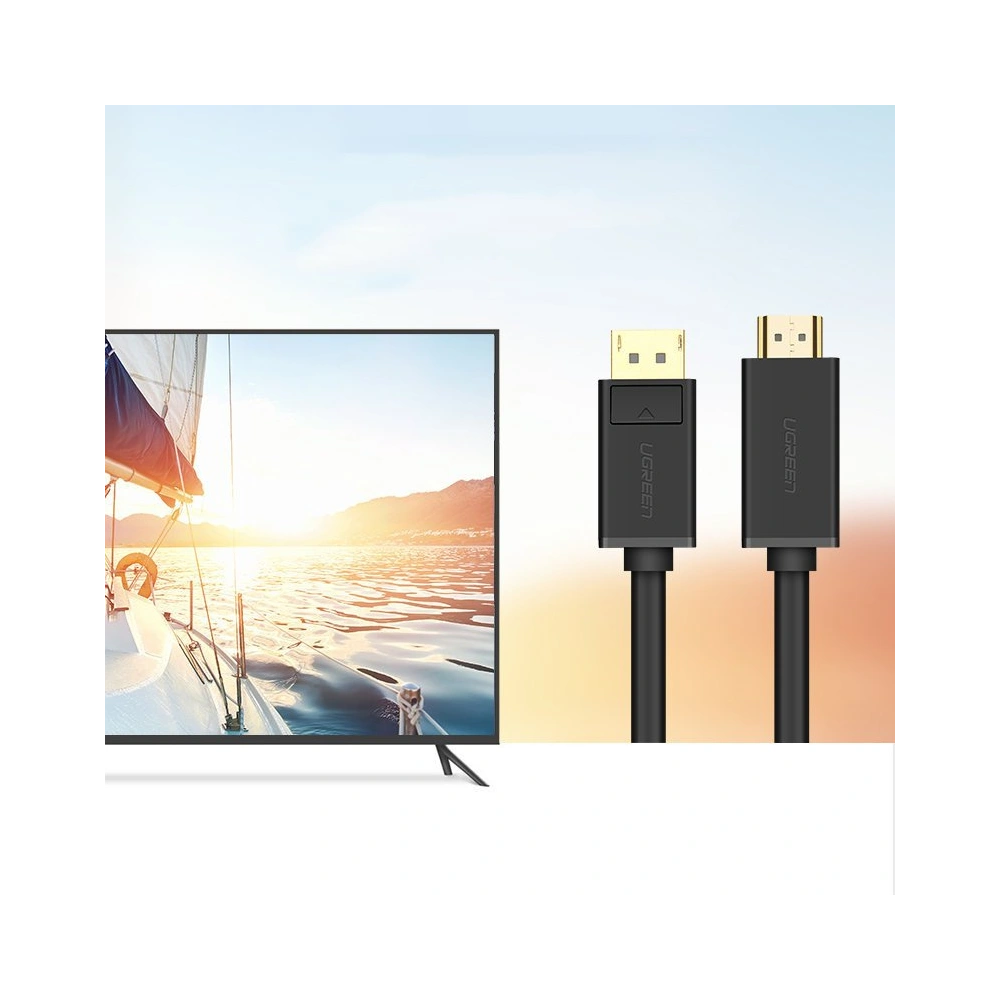 Hurtownia GSM - Cablu unidirecțional UGREEN DP101 DisplayPort/HDMI 4K 30Hz 32AWG 1,5m negru - UGR1567 - {ean13} - Hurt