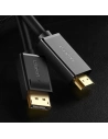 Hurtownia GSM - Jednosměrný kabel UGREEN DP101 DisplayPort/HDMI 4K 30Hz 32AWG 1,5m černý - UGR1567 - {ean13} - Hurt