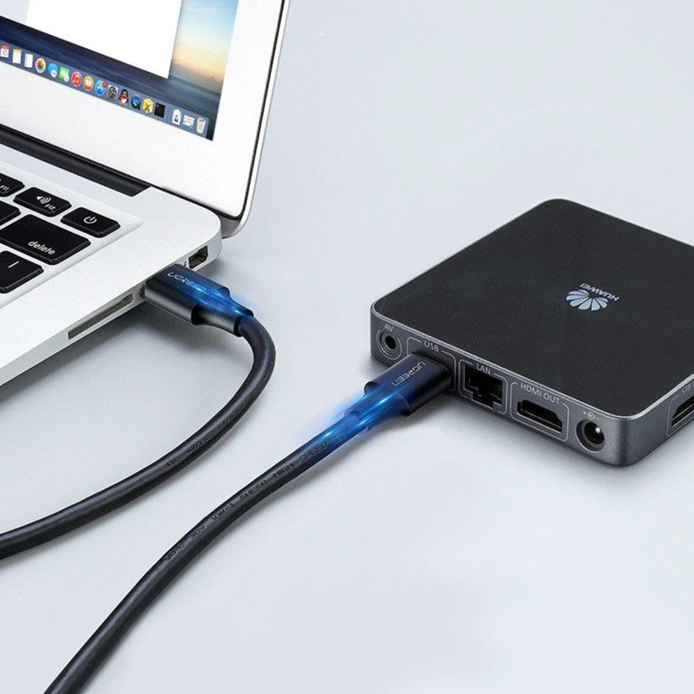 Hurtownia GSM - UGREEN US128 USB-A - USB-A 3.2 Gen 1 1m fekete kábel - UGR1568 - {ean13} - Hurt