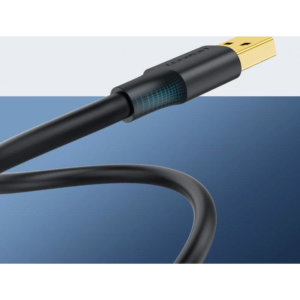 Hurtownia GSM - UGREEN US128 USB-A - USB-A 3.2 Gen 1 1m fekete kábel - UGR1568 - {ean13} - Hurt
