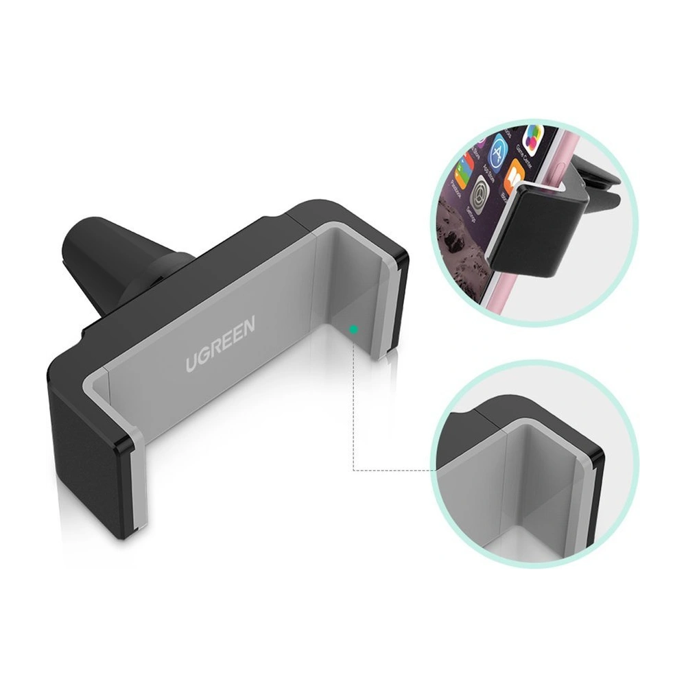 Hurtownia GSM - Suport auto UGREEN LP120 cu prindere pentru grila de ventilație, gri. - UGR1569 - {ean13} - Hurt