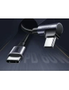 Hurtownia GSM - Úhlový kabel UGREEN US255 USB-C/USB-C Power Delivery 60W 20V 3A 1m černo-šedý - UGR1570 - {ean13} - Hurt