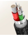 Hurtownia GSM - Úhlový kabel UGREEN US255 USB-C/USB-C Power Delivery 60W 20V 3A 1m černo-šedý - UGR1570 - {ean13} - Hurt