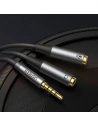 Hurtownia GSM - Împărțitor AUX UGREEN AV192 1x masculin 3,5mm/2x feminin 3,5mm 20cm negru - UGR1572 - {ean13} - Hurt
