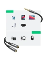 Hurtownia GSM - Împărțitor AUX UGREEN AV192 1x masculin 3,5mm/2x feminin 3,5mm 20cm negru - UGR1572 - {ean13} - Hurt