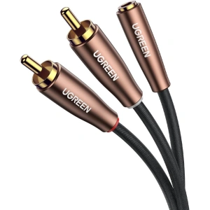 Wholesale UGREEN AV198 3,5mm mini jack/2RCA Cable 2m brown - UGR1573 - {ean13} - Hurt