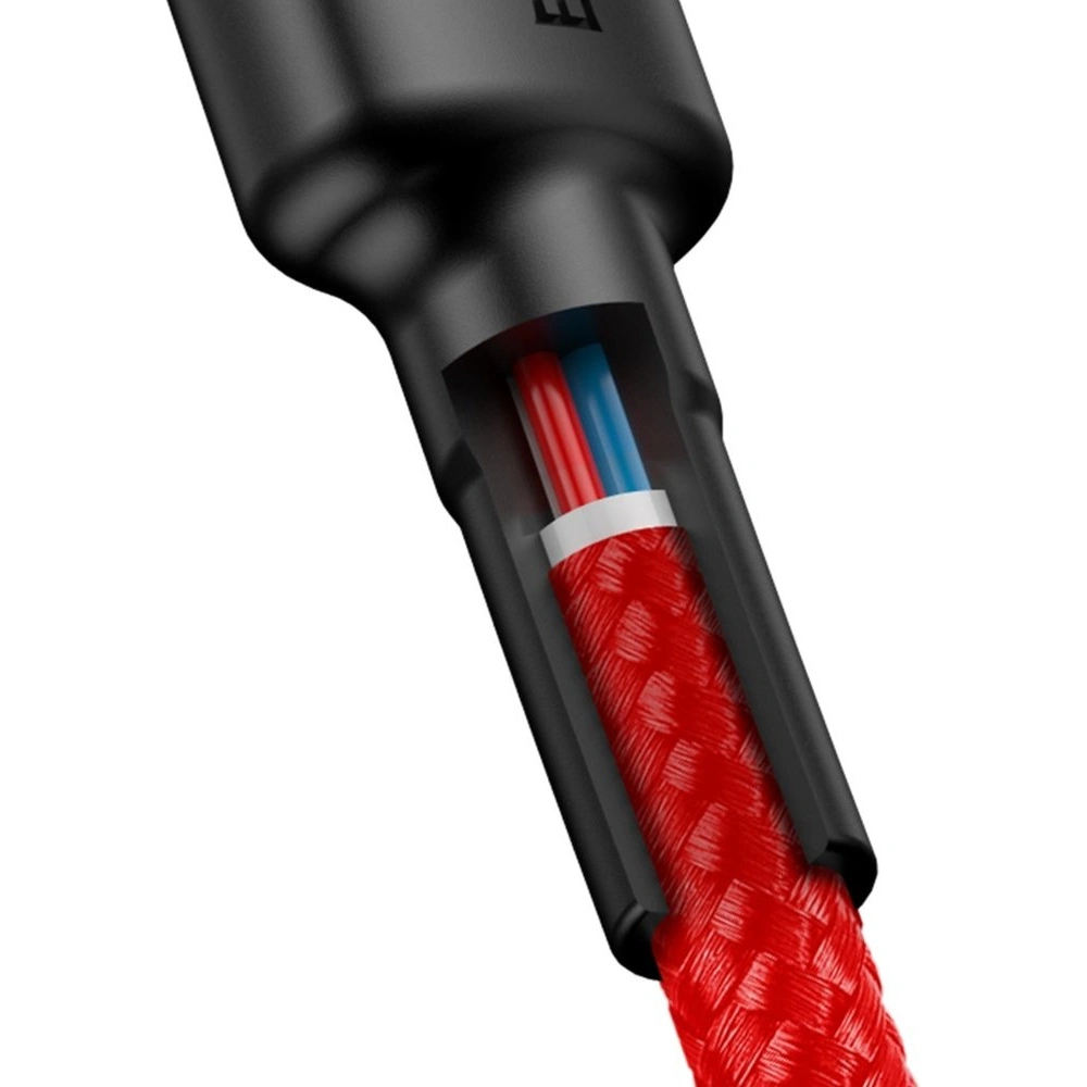 Wholesale Baseus Cafule USB-C/USB-C Cable PD 2.0 60W 20V 3A QC 3.0 1M red - BSU4116 - {ean13} - Hurt