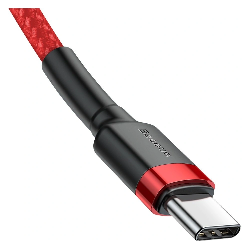 Wholesale Baseus Cafule USB-C/USB-C Cable PD 2.0 60W 20V 3A QC 3.0 1M red - BSU4116 - {ean13} - Hurt