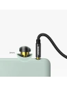 Hurtownia GSM - Kabel audio úhlový UGREEN AV112 AUX 2x mini jack 3,5mm 1m modrý - UGR1576 - {ean13} - Hurt