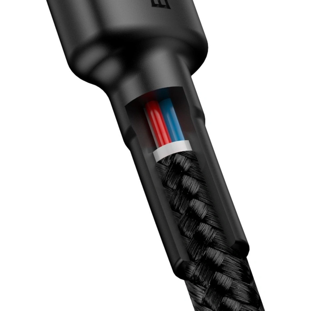 Hurtownia GSM - Cablu Baseus Cafule USB-C/USB-C PD 2.0 60W 20V 3A QC 3.0 2M negru-roșu - BSU4118 - {ean13} - Hurt