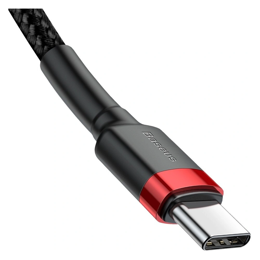 Hurtownia GSM - Cablu Baseus Cafule USB-C/USB-C PD 2.0 60W 20V 3A QC 3.0 2M negru-roșu - BSU4118 - {ean13} - Hurt