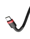 Hurtownia GSM - Kabel Baseus Cafule USB-C/USB-C PD 2.0 60W 20V 3A QC 3.0 2M černo-červený - BSU4118 - {ean13} - Hurt