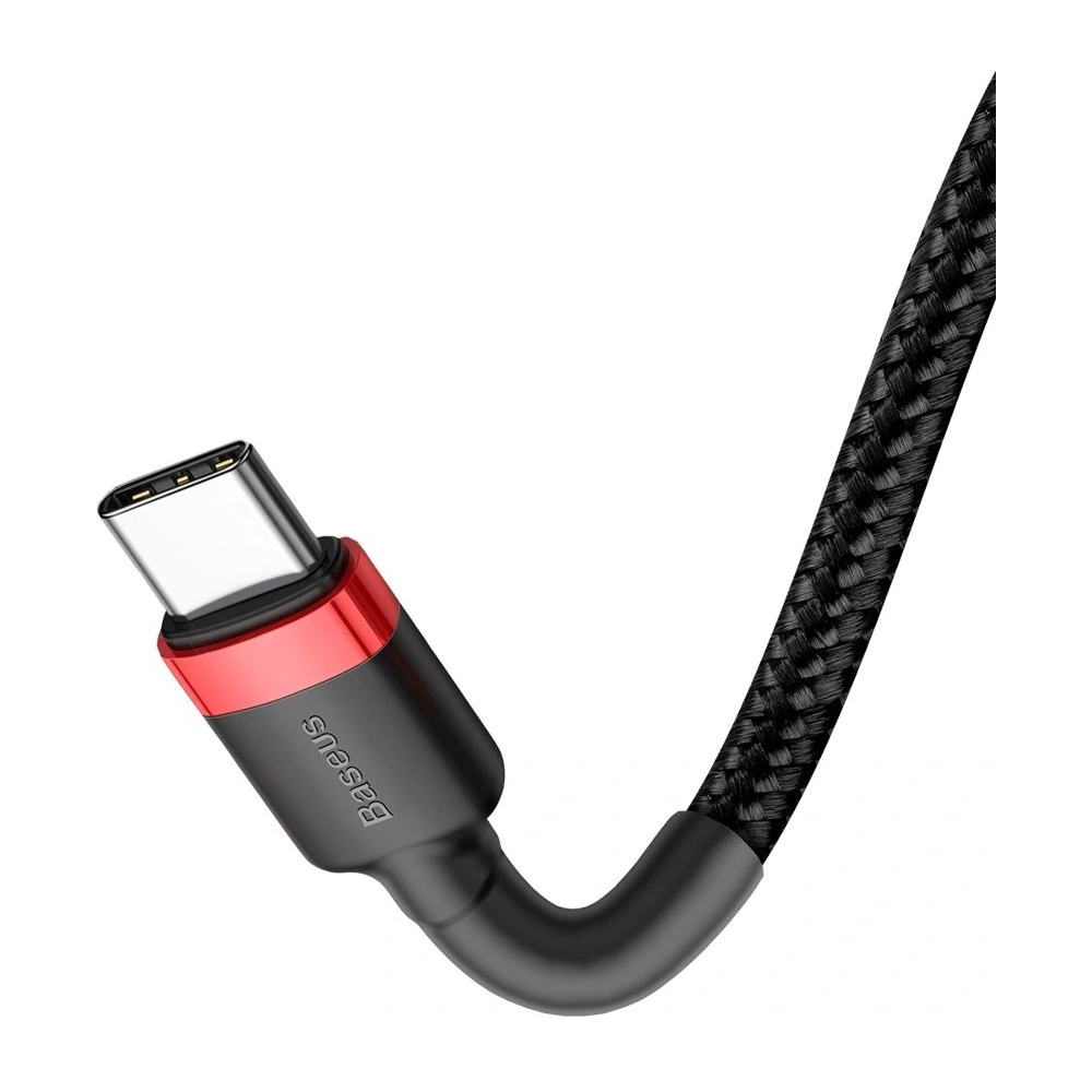 Hurtownia GSM - Cablu Baseus Cafule USB-C/USB-C PD 2.0 60W 20V 3A QC 3.0 2M negru-roșu - BSU4118 - {ean13} - Hurt