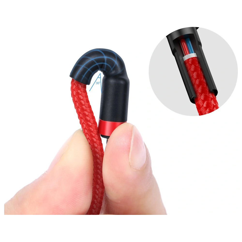Hurtownia GSM - Cablu Baseus Cafule USB-C/USB-C PD 2.0 60W 20V 3A QC 3.0 2M negru-roșu - BSU4118 - {ean13} - Hurt
