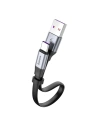 Hurtownia GSM - Cablul plat Baseus Simple USB-A/USB-C SuperCharge 5A 40W Quick Charge 3.0 QC 3.0 23cm gri - BSU4119 - {ean13} - Hurt