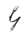 Hurtownia GSM - Cablul plat Baseus Simple USB-A/USB-C SuperCharge 5A 40W Quick Charge 3.0 QC 3.0 23cm gri - BSU4119 - {ean13} - Hurt