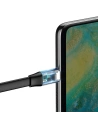 Hurtownia GSM - Cablul plat Baseus Simple USB-A/USB-C SuperCharge 5A 40W Quick Charge 3.0 QC 3.0 23cm gri - BSU4119 - {ean13} - Hurt