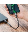 Hurtownia GSM - Cablul plat Baseus Simple USB-A/USB-C SuperCharge 5A 40W Quick Charge 3.0 QC 3.0 23cm gri - BSU4119 - {ean13} - Hurt