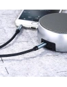 Hurtownia GSM - Úhlový audio kabel UGREEN AV112 AUX 2x mini jack 3,5mm 1,5m modrý - UGR1578 - {ean13} - Hurt