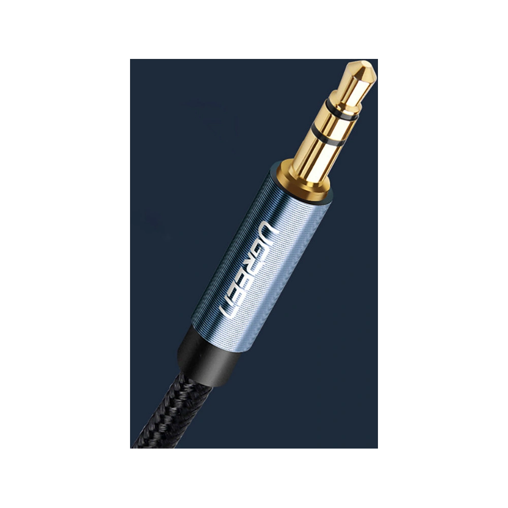 Hurtownia GSM - Úhlový audio kabel UGREEN AV112 AUX 2x mini jack 3,5mm 1,5m modrý - UGR1578 - {ean13} - Hurt