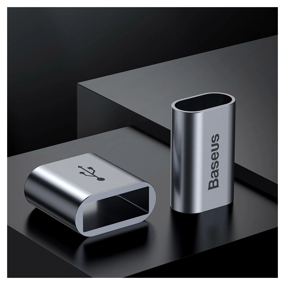 Hurtownia GSM - Cablul plat Baseus Simple USB-A/USB-C SuperCharge 5A 40W Quick Charge 3.0 QC 3.0 23cm gri - BSU4119 - {ean13} - Hurt