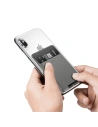 Etui Baseus autocolant pentru carduri și documente pentru telefon de culoare gri închis