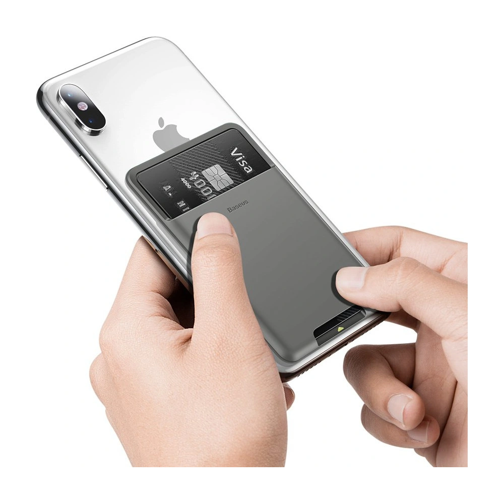 Hurtownia GSM - Baseus Case selbstklebend Karte Karte Dokumente für Telefon dunkelgrau - BSU4120 - {ean13} - Hurt