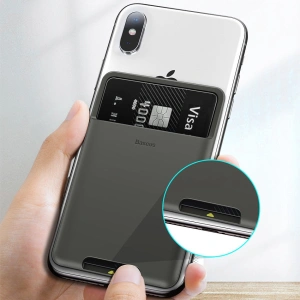 Hurtownia GSM - Baseus Case selbstklebend Karte Karte Dokumente für Telefon dunkelgrau - BSU4120 - {ean13} - Hurt