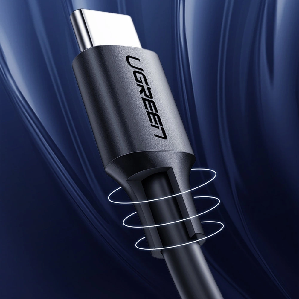 Hurtownia GSM - Cablu UGREEN US286 USB-C/USB-C 3A 1,5m negru - UGR1579 - {ean13} - Hurt