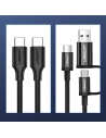 Hurtownia GSM - Cablu UGREEN US286 USB-C/USB-C 3A 1,5m negru - UGR1579 - {ean13} - Hurt