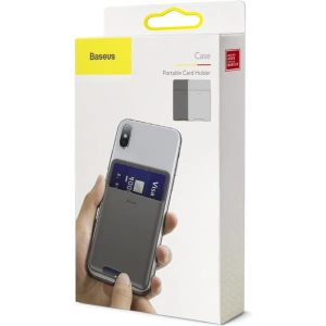 Hurtownia GSM - Baseus Case selbstklebend Karte Karte Dokumente für Telefon dunkelgrau - BSU4120 - {ean13} - Hurt