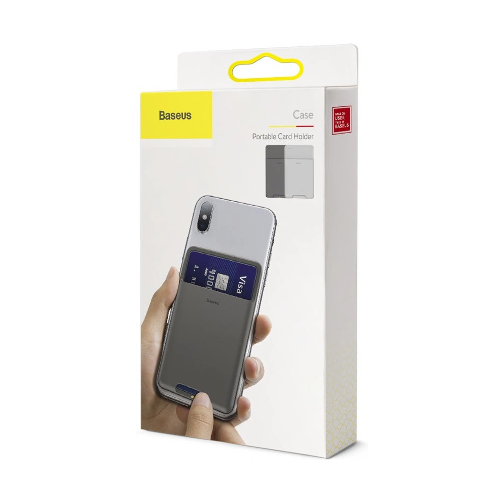 Wholesale Baseus Portable Card Holder dark gray - BSU4120 - {ean13} - Hurt