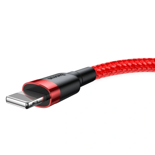 Kabel Baseus Cafule USB-A/Lightning QC 3.0 2A 3M czerwony
