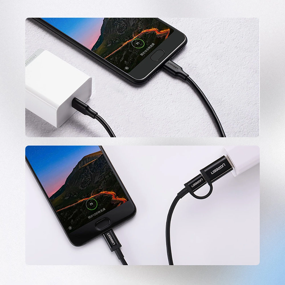 Hurtownia GSM - Kabel UGREEN US286 USB-C/USB-C 3A 1,5m černý - UGR1579 - {ean13} - Hurt