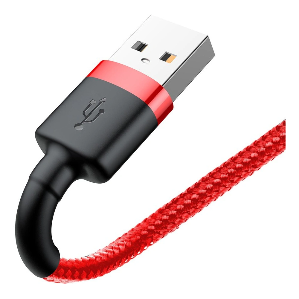 Hurtownia GSM - Kábel Baseus Cafule USB-A/Lightning QC 3.0 2A 3M piros - BSU4121 - {ean13} - Hurt