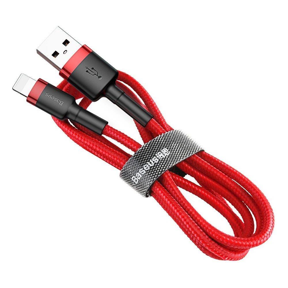 Hurtownia GSM - Kábel Baseus Cafule USB-A/Lightning QC 3.0 2A 3M piros - BSU4121 - {ean13} - Hurt
