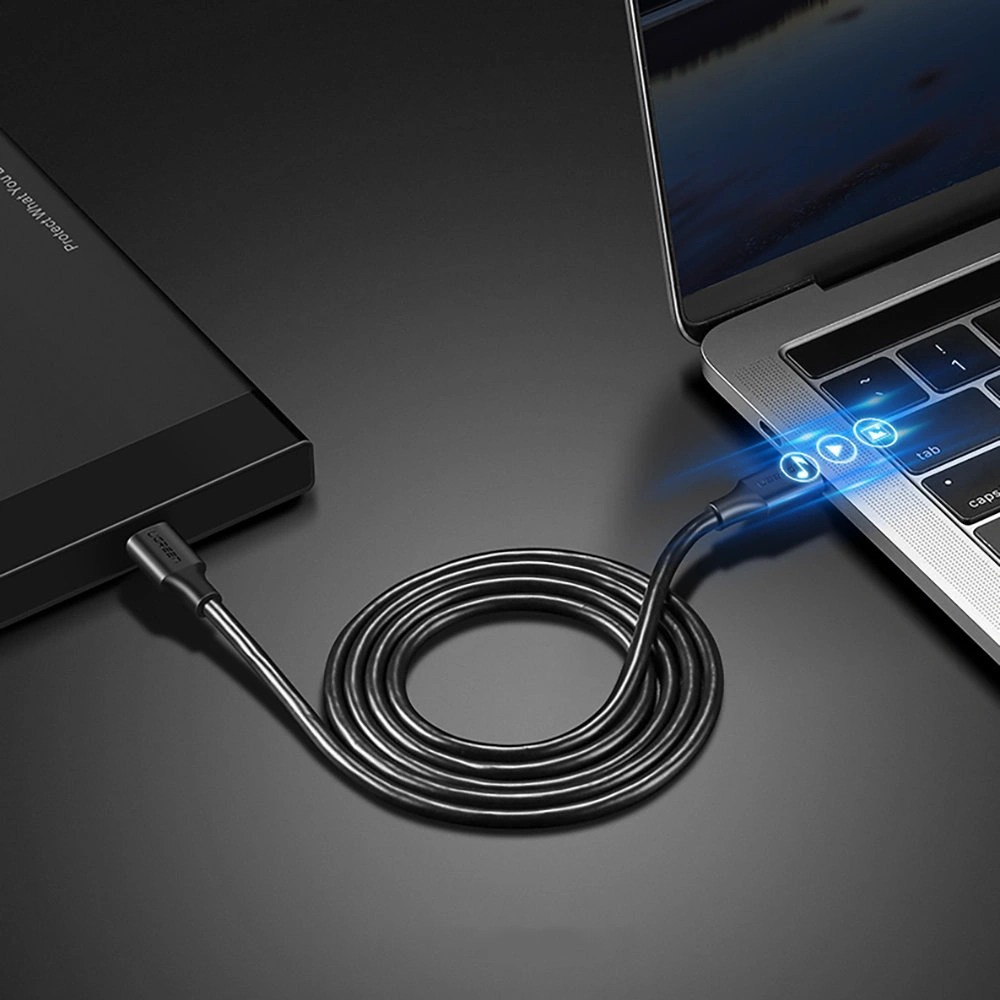 Hurtownia GSM - Cablu UGREEN US286 USB-C/USB-C 3A 1,5m negru - UGR1579 - {ean13} - Hurt