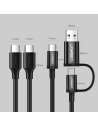 Hurtownia GSM - Cablu UGREEN US286 USB-C/USB-C 3A 1,5m negru - UGR1579 - {ean13} - Hurt