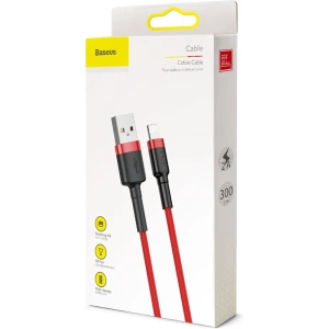 Hurtownia GSM - Kabel Baseus Cafule USB-A/Lightning QC 3.0 2A 3M czerwony - BSU4121 - {ean13} - Hurt