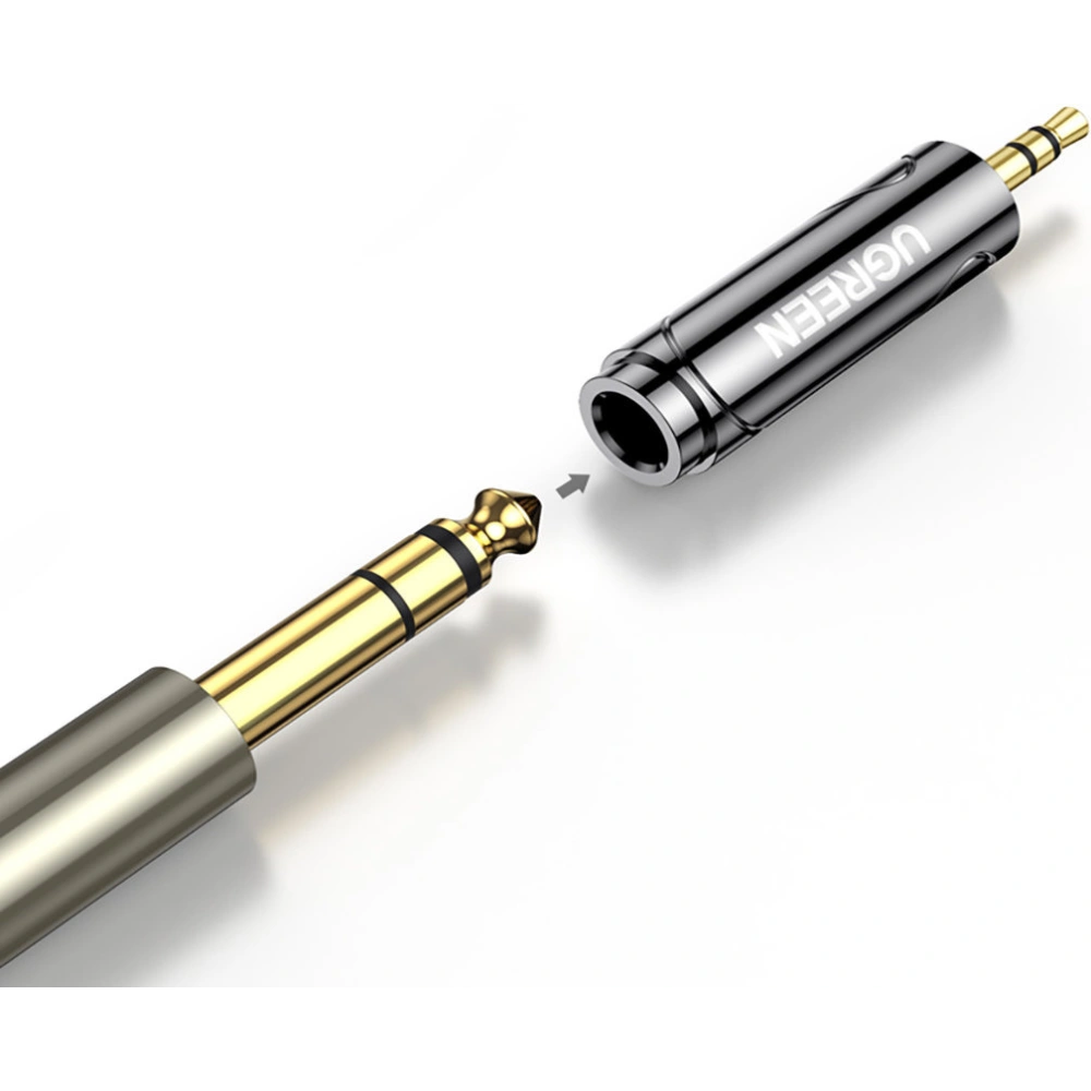 Hurtownia GSM - Adapter audio UGREEN AV168 mini jack 3,5mm/6,35mm jack szary - UGR1580 - {ean13} - Hurt
