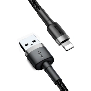 Hurtownia GSM - Kabel Baseus Cafule USB-A/Lightning QC 3.0 2A 3M czarno-szary - BSU4122 - {ean13} - Hurt