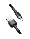 Hurtownia GSM - Kábel Baseus Cafule USB-A/Lightning QC 3.0 2A 3M fekete-szürke - BSU4122 - {ean13} - Hurt