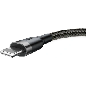 Hurtownia GSM - Kabel Baseus Cafule USB-A/Lightning QC 3.0 2A 3M czarno-szary - BSU4122 - {ean13} - Hurt