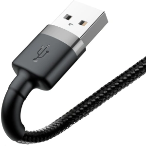 Hurtownia GSM - Kabel Baseus Cafule USB-A/Lightning QC 3.0 2A 3M czarno-szary - BSU4122 - {ean13} - Hurt