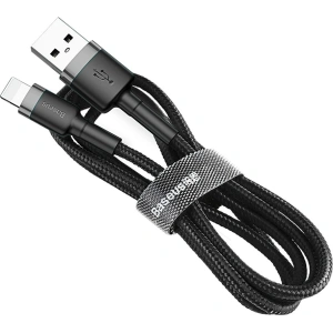 Hurtownia GSM - Kabel Baseus Cafule USB-A/Lightning QC 3.0 2A 3M czarno-szary - BSU4122 - {ean13} - Hurt