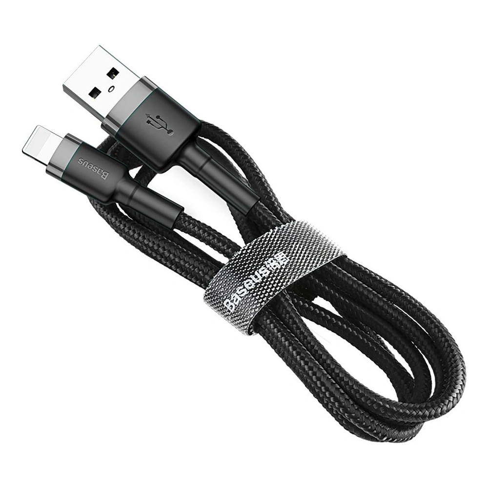 Hurtownia GSM - Kabel Baseus Cafule USB-A/Lightning QC 3.0 2A 3M schwarz-grau - BSU4122 - {ean13} - Hurt